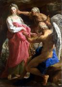 Pompeo Batoni Time orders Old Age to destroy Beauty France oil painting artist